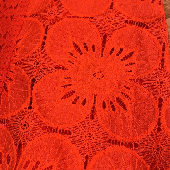 Zimmermann red lace midi skirt sample size 4/6 - Picture 7 of 11